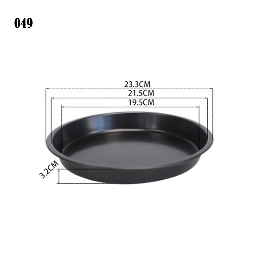 Углеродная антипригарная круглая форма для выпечки Форма для пиццы с антипригарным покрытием легко чистить и идеальный размер формы для выпечки тортов кухонные аксессуары 9m35