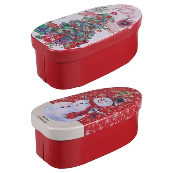 

2 Pcs 1 Set Gift Wrapping Boxes Practical Candy Jars for Kids