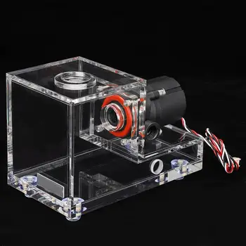 

600L/H Full Transparent Integrated 600ML PC Cooled Water Pump Acrylic Water Cooling Tank