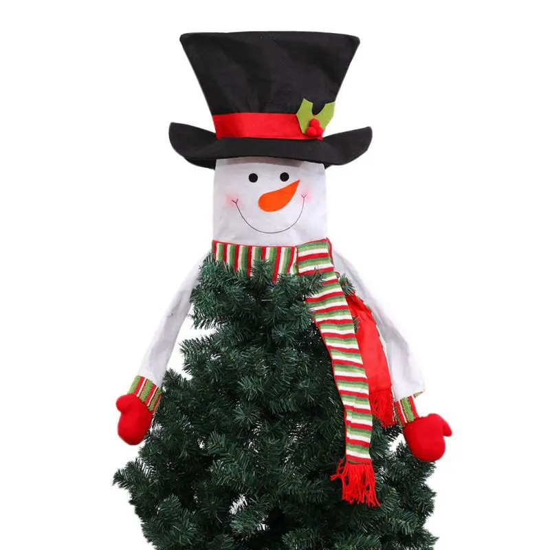 

Christmas Tree Topper Snowman Hugger - Xmas/Holiday/Winter Wonderland Party Decoration Ornament Supplies