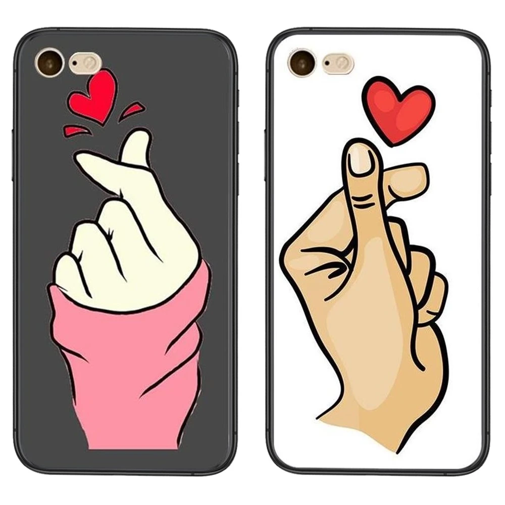 Чехлы для телефонов из ТПУ модные мягкие мужские чехлы с надписью Love On The Finger Galaxy