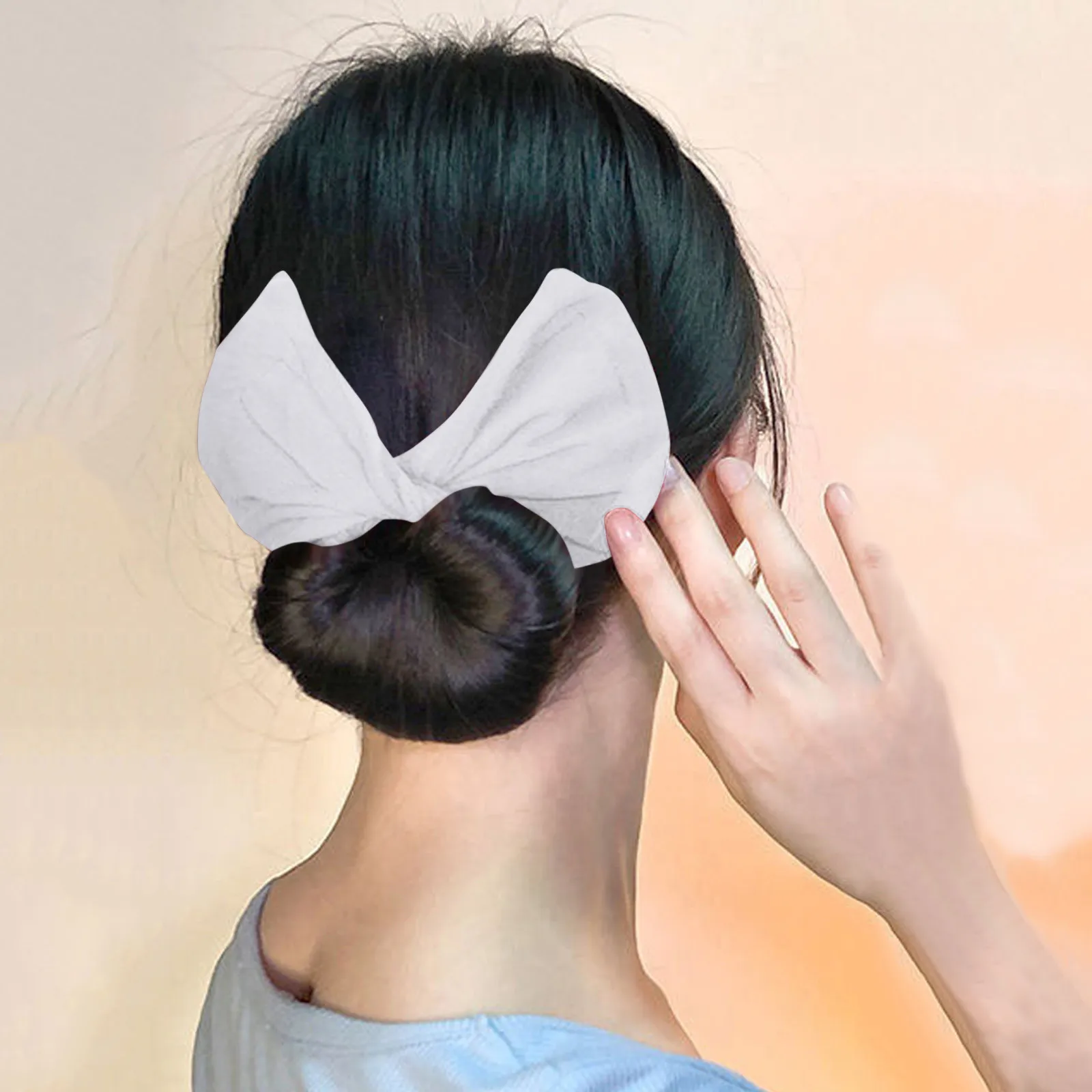 bride hair clip Women's Solid Color Disc Hair Band Twist Clip Bow Ball Head Disc Hair Iron Multifunctional Magic Twister Clip Bow Headband #40 goody hair clips Hair Accessories