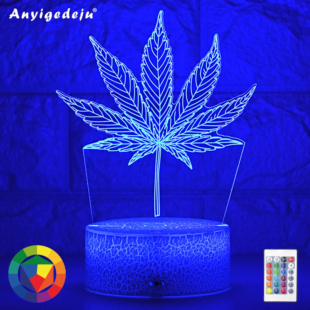 

Newest Kids Light Night 3D LED Night Light Creative Table Bedside Lamp Romantic Clover lights Kids Gril Home Decoration Gifts