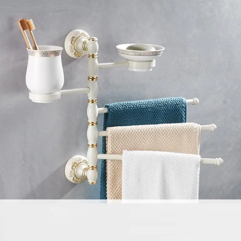 Badezimmer Banyo Aksesuarlari Repisas Meuble Prateleira плавающий душ вращающийся Salle De Bain вешалка для полотенец Полка для ванной комнаты - Цвет: Version L