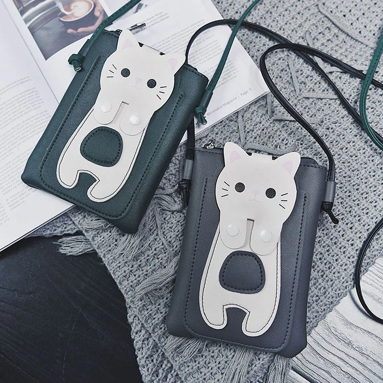 

2017 New Style Cat Long Wallet Card Bit More Korean-style WOMEN'S Bag