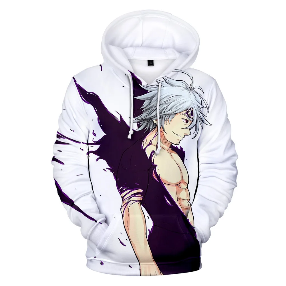 

2020 Anime Nanatsu No Taizai 3D Print Hoodie Sweatshirt Boys Girls Casual Pullovers Children Jacket Autumn Oversize Hoodies
