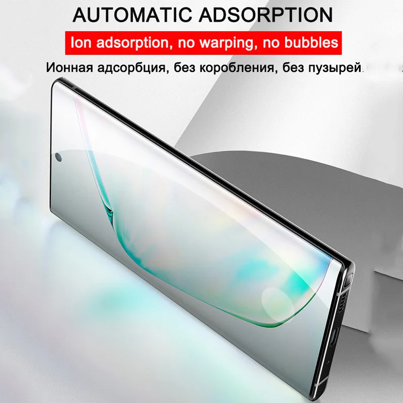 20D изогнутая пленка из закаленного стекла для samsung Galaxy Note 10 9 8 Pro S10E S8 S9 S10 PLus S8 Защитная пленка для экрана полное защитное стекло