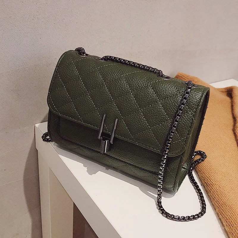 

Daimu Bird Bag Women's 2019 New Style Korean-style Fashion Small Square Bag bagspu Bag Shoulder Bag Chain
