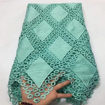 

2020 Latest Guipure Lace Cord Lace Embroiderey French African Cord Lace Fabric High Quality Nigeria Lace Fabric For Wedding WD13