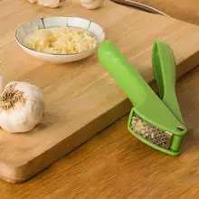 Прочный нержавеющей стали чеснок соковыжималка Портативный пилинг чеснок безвредный ручной чесночный измельчитель дробилка полезный кухонный гаджет