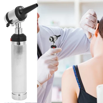 

2-In-1 Multi-Function Ophthalmoscope Otoscope Set Combination Electric Otoscope Kit Ear Eye Examination Devices Tool Kits
