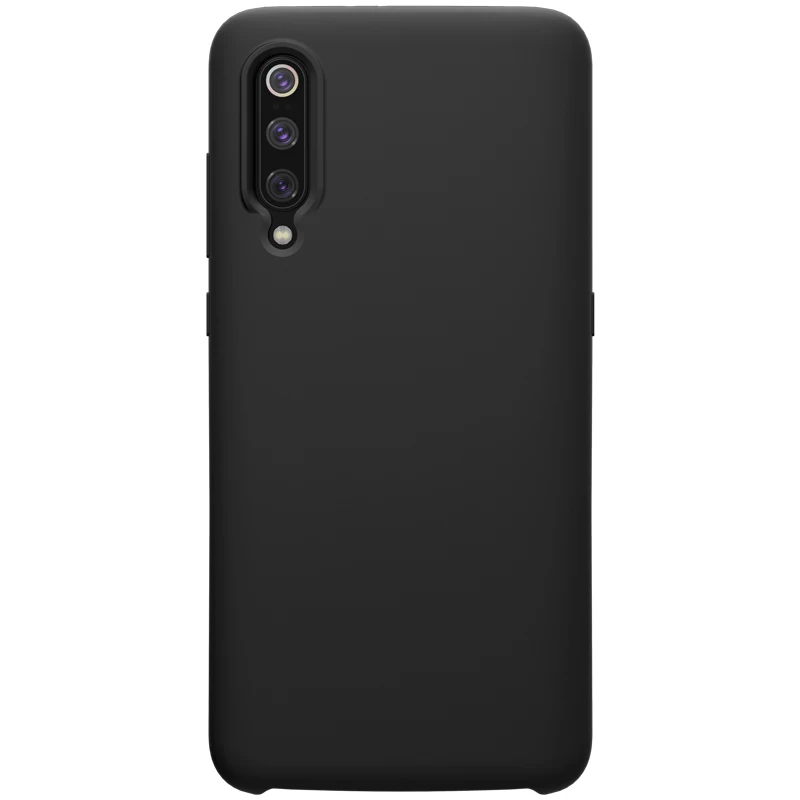 Для xiaomi mi 9/mi 9 explorer чехол защитный чехол Nillkin Flex Pure Тонкий мягкий жидкий силиконовый резиновый противоударный чехол для xiaomi 9 - Цвет: Black