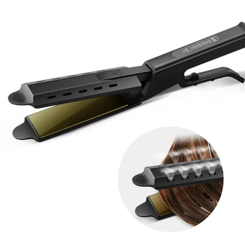 

Hair Straightener Flat Iron Four-gear Temperature Adjustment Ceramic Tourmaline Widen Panel Women Hair iron Hair Curler
