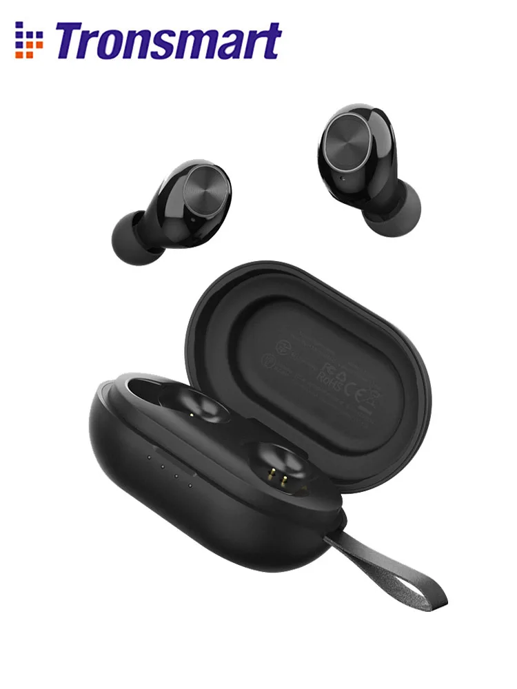 Tronsmart Spunky Beat App Edition TWS Earphone Wireless Bluetooth Earbuds with QualcommChipAptX CVC 8.0 Touch Control