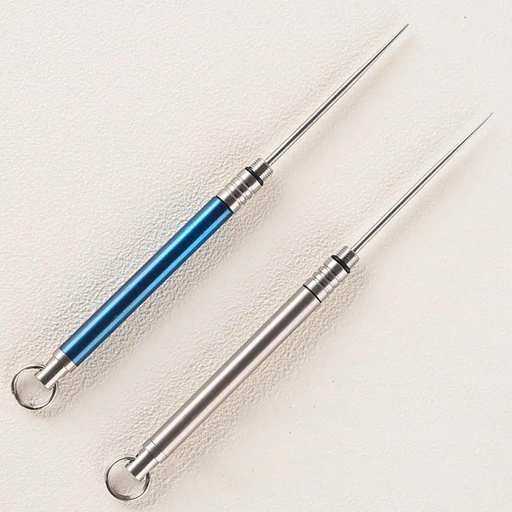 

Titanium Reusable Pocket Waterproof Survival Hygiene Portable Waterproof Antirust Light weight Reusable Traveling Tool Toothpick