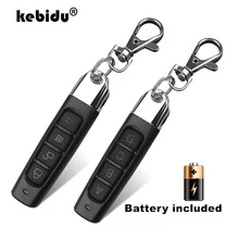 Kebidu 433mhz controle remoto 4 channe portão da garagem abridor de porta controle remoto duplicador clone código clonagem chave do carro