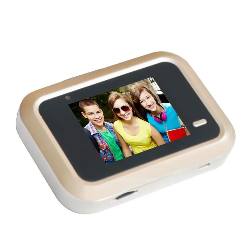 Digital Door Viewer Rechargeable Battery Support TF Card Home Security Camera Peephole Cam
