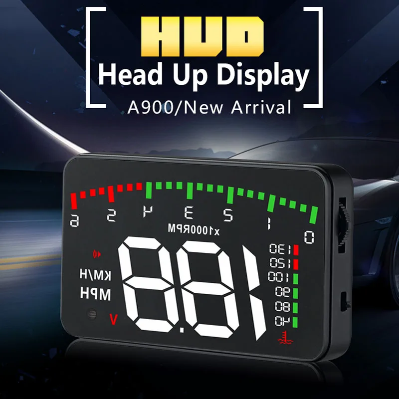 XYCING A900 Автомобильный дисплей с головкой OBD2 автомобильный HUD Спидометр лобовое