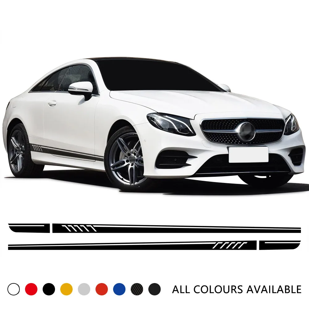 Edition 1 Car Door Side Stripes Skirt Sticker Hood Bonnet Roof Rear ...