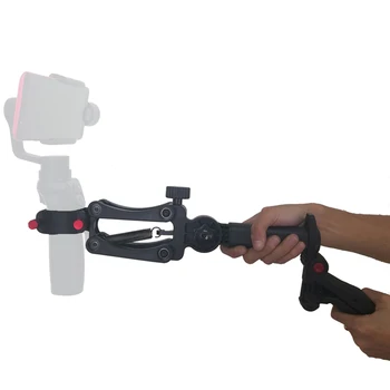 

Z-axis Spring Shock Absorber Handle Grip Phone Gimbal Holder Arm for zhiyun smooth4 for DJI OSMO 2/MOZA Mini-mi/feiyu Stabilizer
