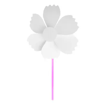 

1/4pcs Blank White Paper Windmill DIY Drawing Material Kid Educational Toy Gift DXAD