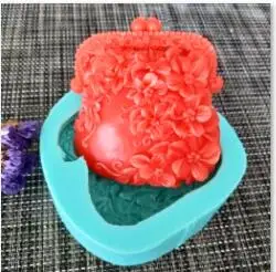 HC0116 PRZY цветок кошелек силиконовые формы мыло плесень цветы ручная работа производство мыла формы силиконовая форма для изготовления