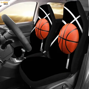 

HUGSIDEA Cool Basketball Print Car Seat Cover Auto Front Seat Protector Sheet Dust/Dirty Proof Sheet for SUV Car Interior Decor