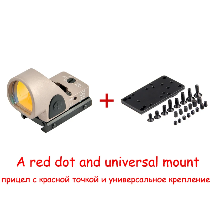 Коллиматорный Прицел мини RMR SRO Red Dot Прицел 2,5 moa страйкбол охотничий рефлекторный прицел подходит 20 мм Вивер рейка ДЛЯ Glock/винтовки