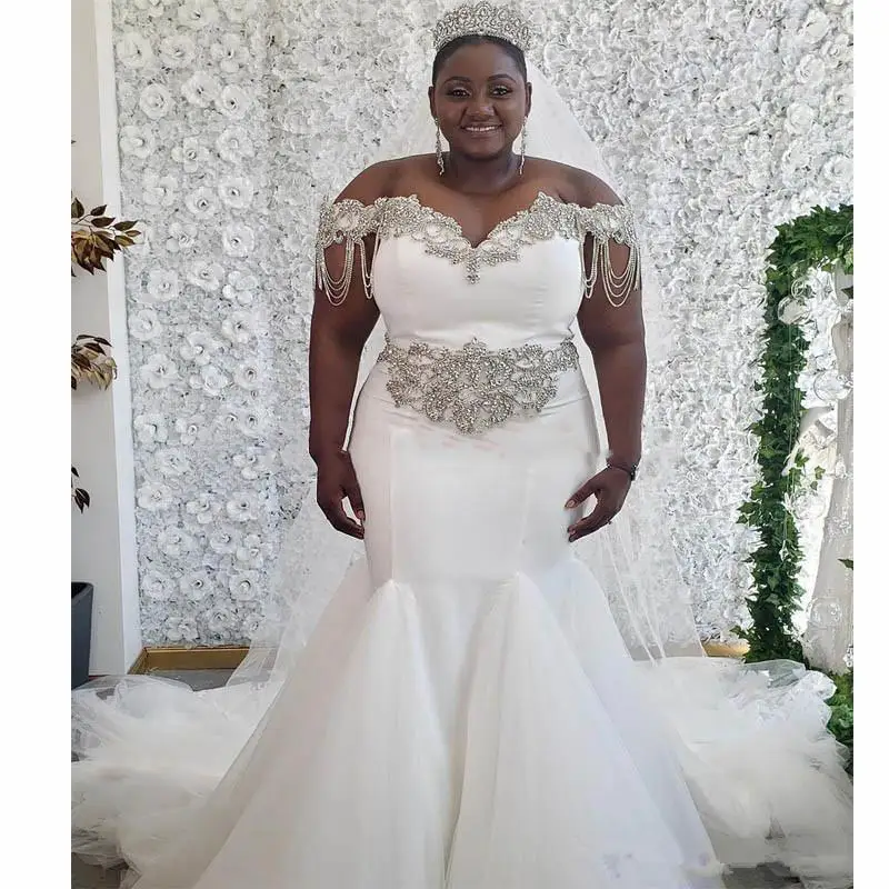 Plus Size Mermaid Wedding Dresses 2021 