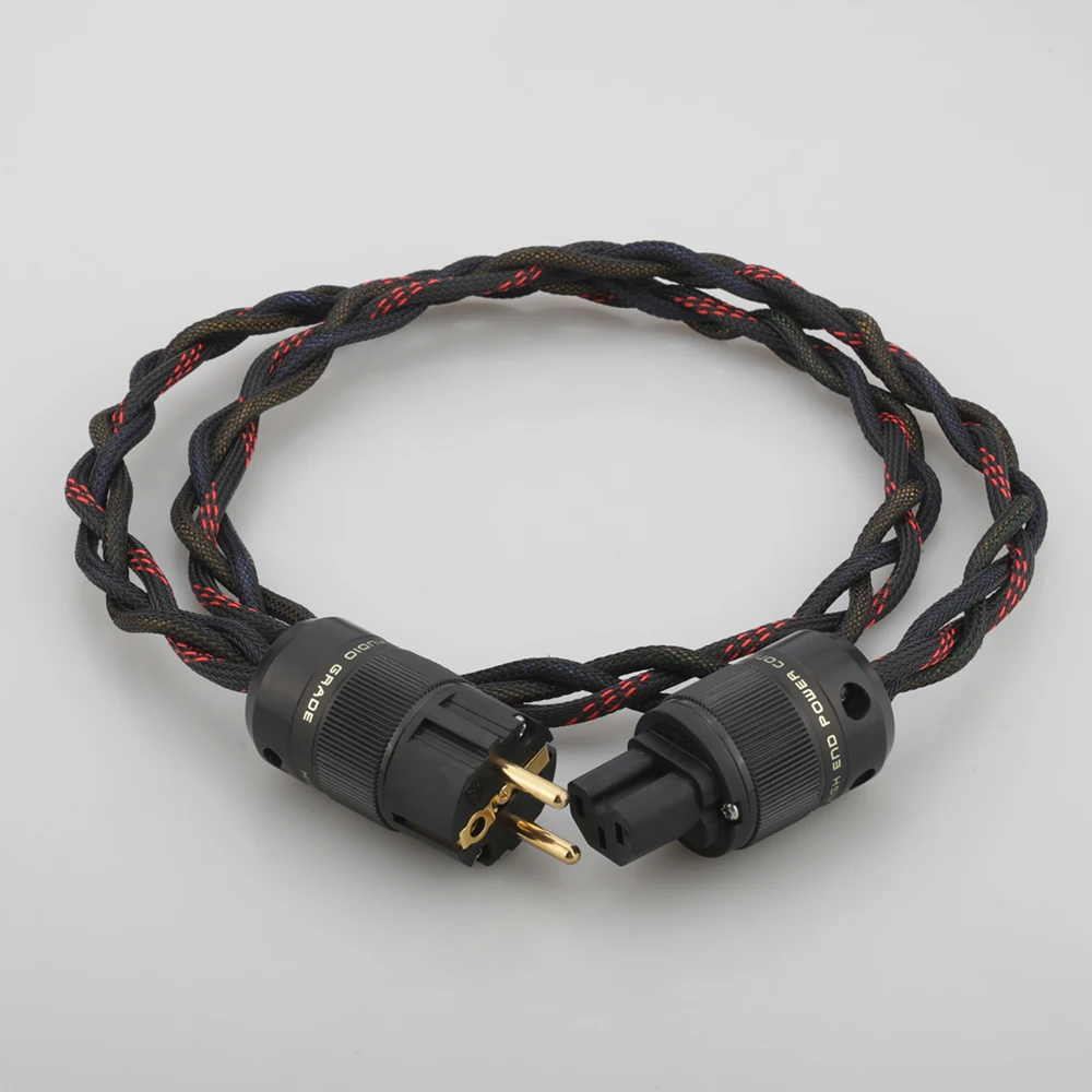 HighQualityP103AudiocrastSchukoMainsPowerCordCableHIFICD