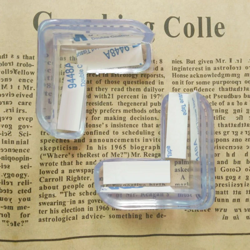 Tasa de descuento 4/1ocs de silicona bebé protectores para las esquinas de las mesas del niño Anti-colisión borde Anti-ángulo de colisión Protector en forma de L esquina Protectio WGwgrpm6Y0b