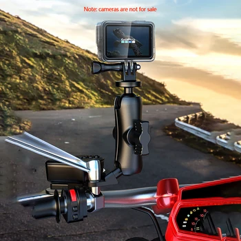 

1 Pcs Motorcycle Camera Holder Mirror Mount Bracket Driving Recorder Bracket Sport DV Camera Mount for Xiaomi DVR Holder