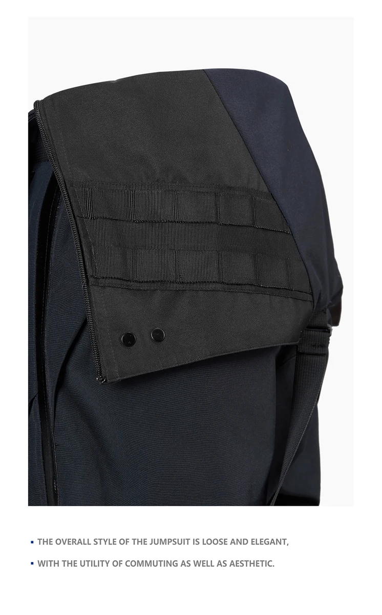 Reindee Lusion FW20 quick release waterproof ski jumpsuit front molle magnetic buckles techwear outdoor