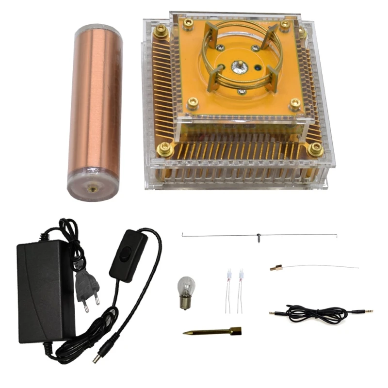 

Tesla Coil Arc Experiment Plasma High Temperature High Pressure Plasma Magical Scientific Experiment Electronic DIY Input