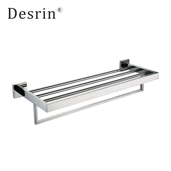 

Desrin Simple Practical Square Double Layer Towel Rack Towel Rack Bathroom Hardware Accessories