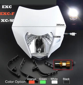 

Universal LED Headlight For KTM SX EXC XCF SXF SMR 2016 Motorcycle 12 V Dirt Bike Motocross Headlamp Supermoto