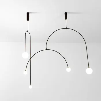 

modern industrial lamp glass ball Home Decoration E27 Light Fixture LED pendant lights living room hanging ceiling lamps