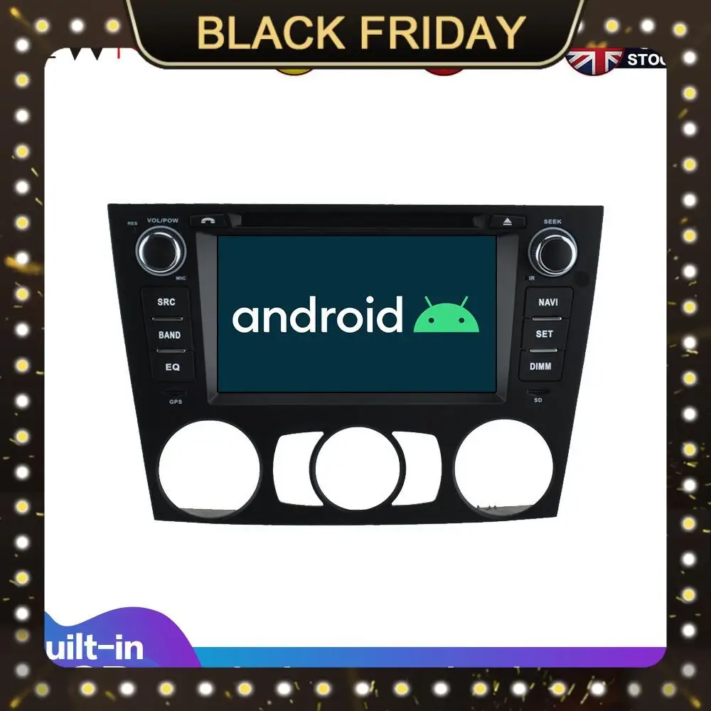 

For Android 9,0 reproductor de DVD del coche de navegaciÃ³n GPS Multimedia estÃ©reo para BMW E91 E92 E93 2005, 2006, 2007, 2008- r