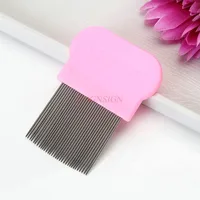 dandruff comb New Iron Tooth Encryption Scorpion Pet Flea Super Dense Comb Double-sided Children Tohairbrush Portable Travel 2