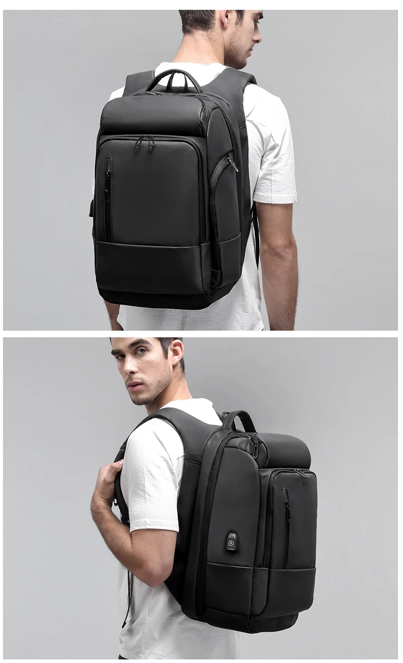 NIGEER Противоугонный рюкзак 17 дюймов рюкзак для ноутбука для мужчин водоотталкивающий функциональный рюкзак с usb-портом для зарядки дорожные рюкзаки мужские