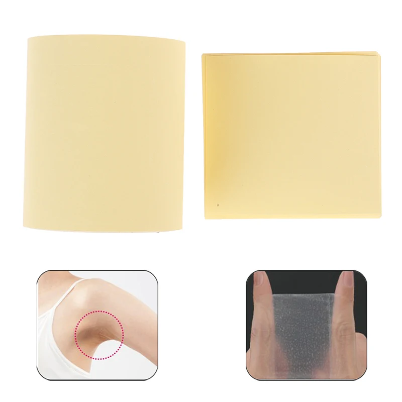Disposable Armpit Prevent Sweat Pads Dry Antiperspirant Sticker Keep Dry Transparent Underarm 20 Sheets