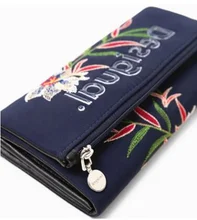 

2021 Fashion spain Desigual Wallet Embroidery Lady Purse