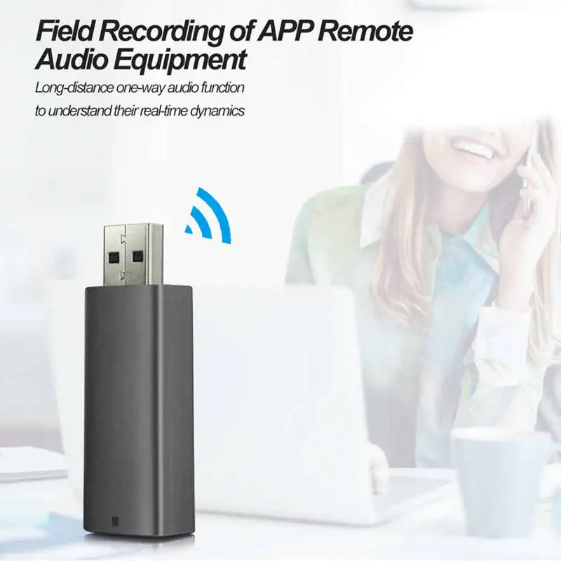 Gf-17 Mini Wifi Gps Tracker 32Gb U-Disk Sound Recording Tracking Device Locator Tracker(Black