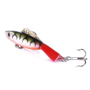 

10Pcs/bag Winter Ice Fishing Lure 3D Eyes 10 Colors Winter Jig Bait Hard Lure Fishing Bait For Winter Fishing