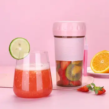 

Portable Electric Juicer Small Fruit Cup Food-Blender mini Food Processor 300ML Blender Electric Kitchen Mixer Juicer Fruit Cup