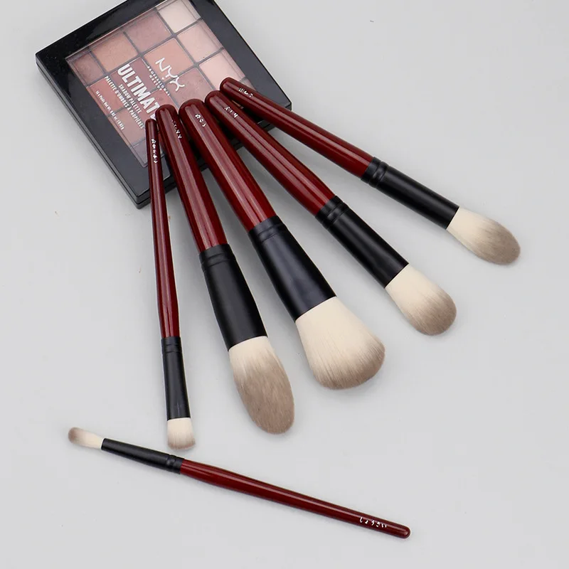 

High quality Super soft Makeup brush 6 pcs suit Geisha in Japan Professional Limited Edition Make up brush cover brush