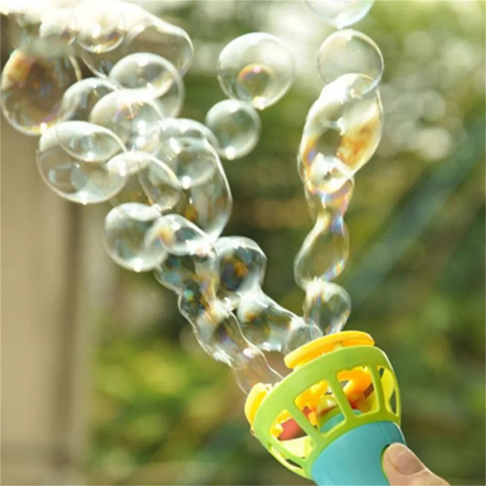 Электрический пузырь палочки машина устройство для мыльных пузырей автоматический воздуходув открытый игрушка для детей