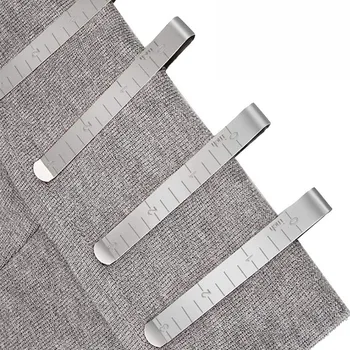 

1PC Sewing Crimping Clips Stainless Steel Hemming Clips Measurement Ruler DIY Sewing Tool Quilting Supplies sewing accessories