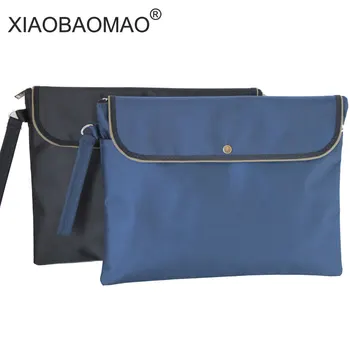 

XIAOBAOMAO Business office affairs package meeting bag A4 file organizer a4 documents file bag folder