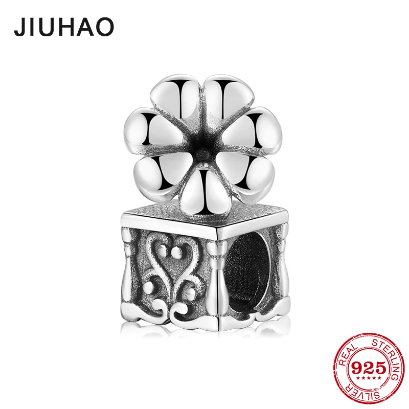 

Fashion 925 Sterling Silver Classic phonograph shape Beads Fit Original Pandora Charm Bracelet bangle Jewelry making